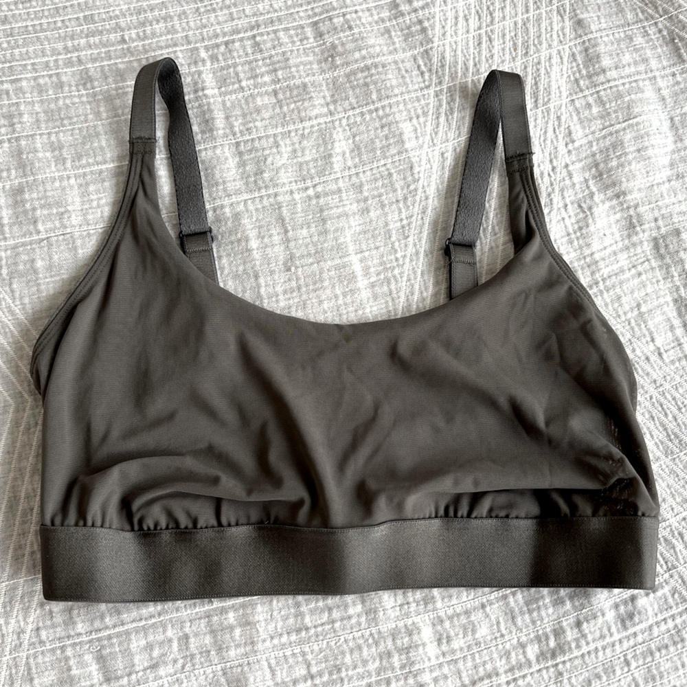 Parade: Luxe Mesh Scoop Bralette - Smokescreen (size 1+)